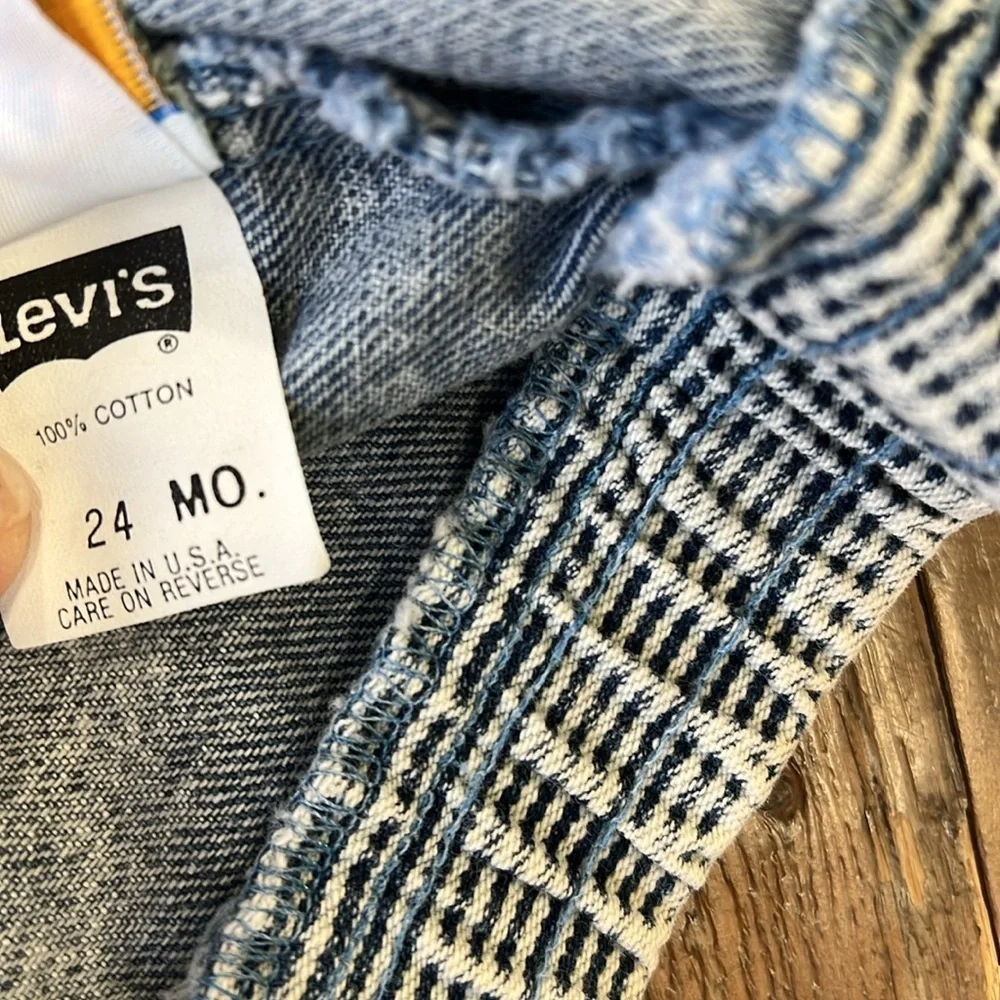 Levi’s American vintage made in the USA acid wash jacket and pants set 24 months
